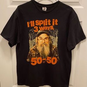 Duck Dynasty "I’ll Split It 3 Ways, 50-50" T-Shirt